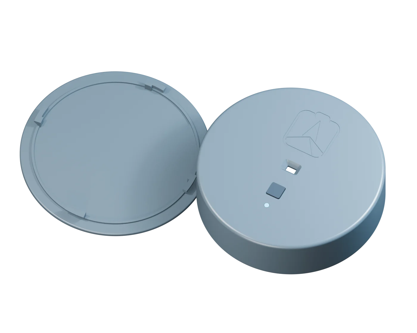 SaltMate monitor and separate four-hook mounting plate